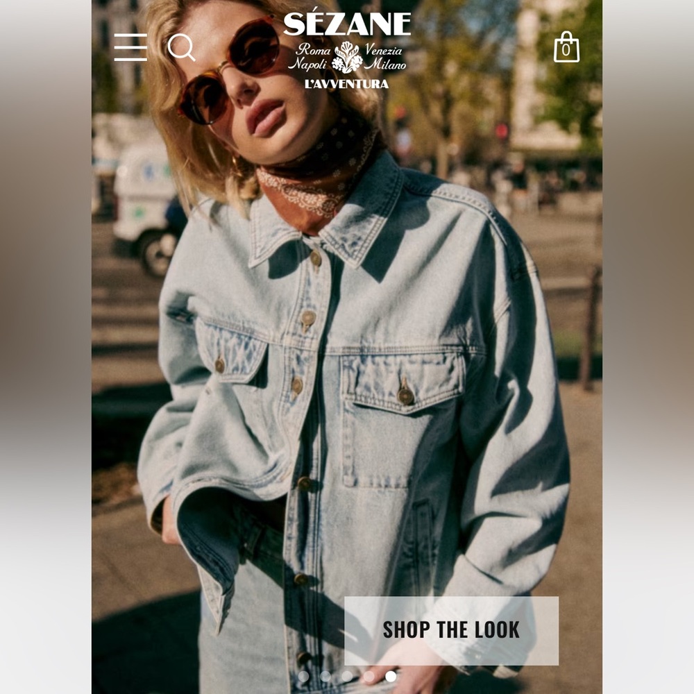 New Sézane Fallen Jacket size 8.